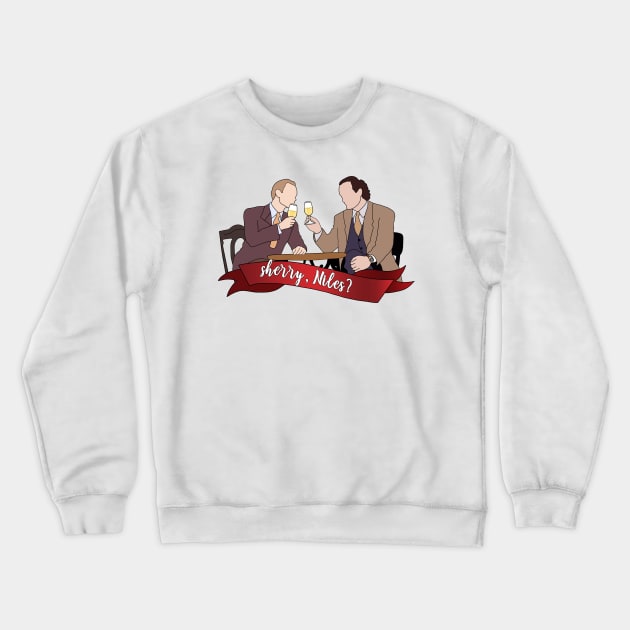 sherry, niles Crewneck Sweatshirt by aluap1006